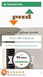 Mobile Screenshot of pfeil-und-soehne.de